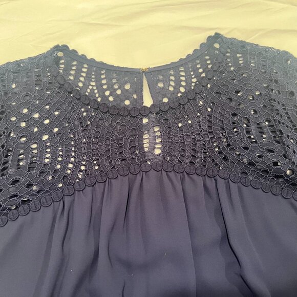 NWOT Lilly Pulitzer Amenna Bell Sleeve Lace Size 14 - Picture 9 of 9